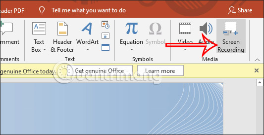How to use PowerPoint to record and capture laptop screen Picture 4