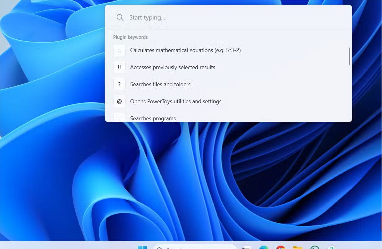 How to use PowerToys Run as a Start menu replacement Picture 1
