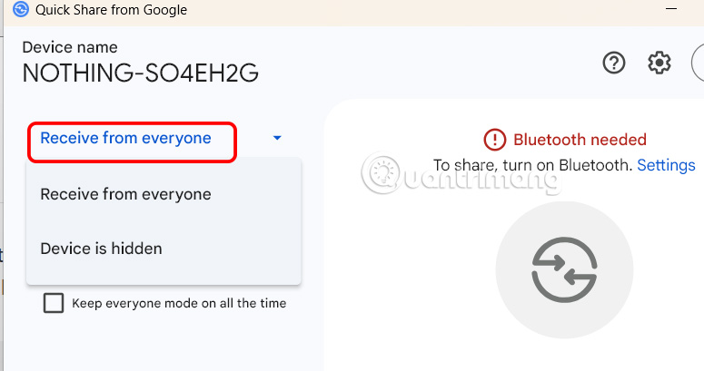 How to use Quick Share on Windows to send files quickly Picture 3