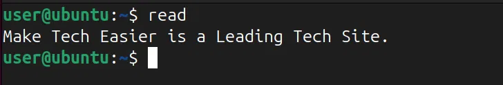 How to use read command in Linux Picture 1