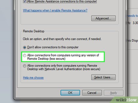How to Use Remote Desktop on Windows 7 Picture 8