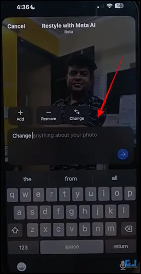 How to use Restyle AI on Instagram to change outfits Picture 3
