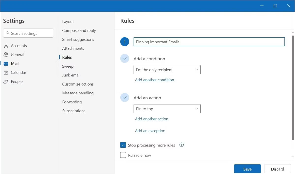 images 2 of How to use Rules in Outlook to manage your inbox