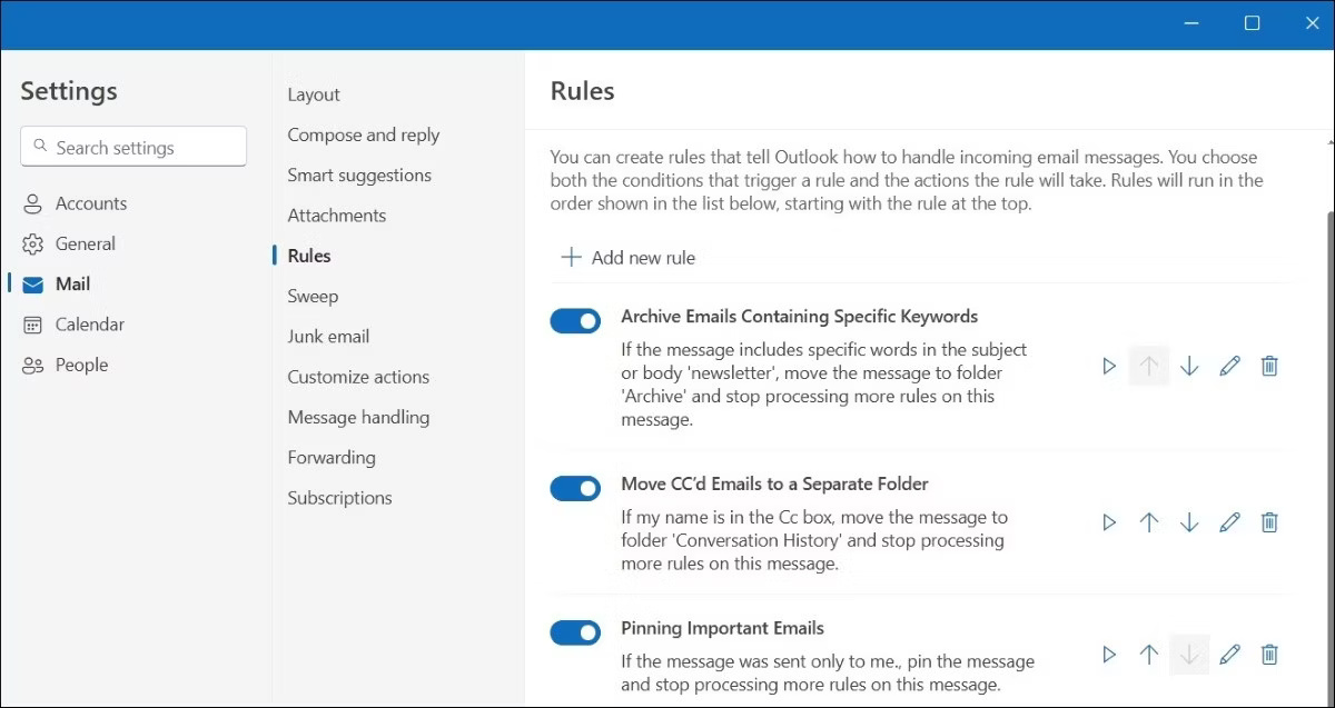images 4 of How to use Rules in Outlook to manage your inbox