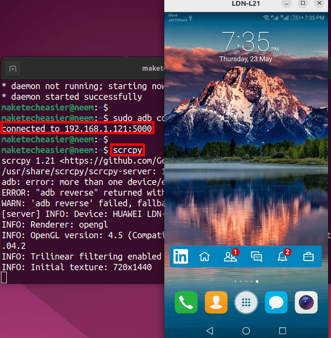 How to use Scrcpy to control Android on Linux Picture 16