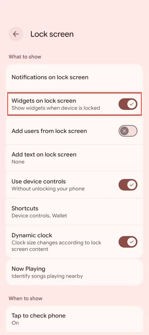 How to use Android lock screen widget Picture 1