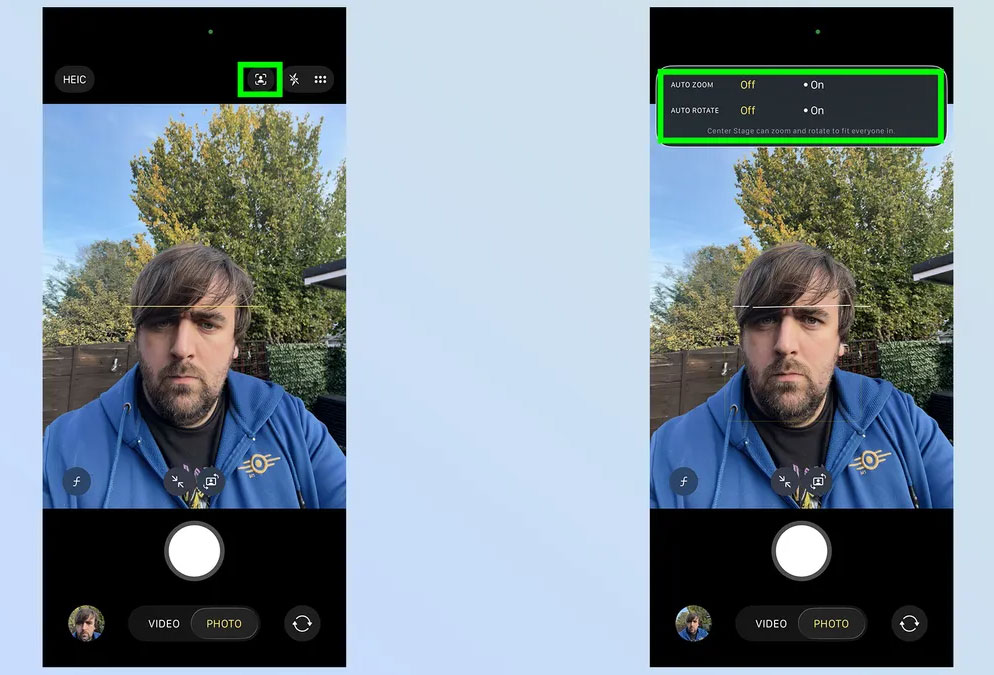 How to use the Center Stage feature on iPhone 17 – The selfie camera rotates vertically and horizontally, extremely convenient Picture 5