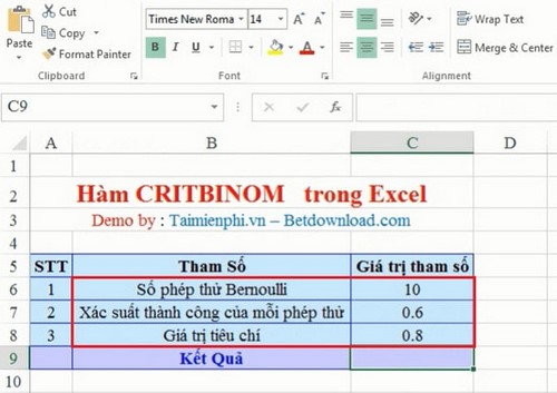 images 1 of How to use the CRITBINOM function in Excel