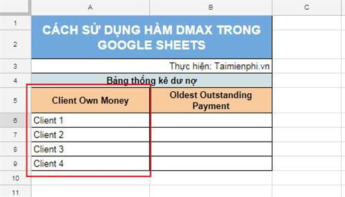 images 3 of How to use the DMAX function in Google Sheets