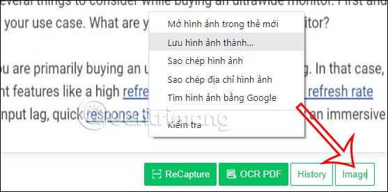 How to use the Fast OCR utility to export text in images on Chrome Picture 4