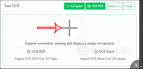 How to use the Fast OCR utility to export text in images on Chrome Picture 5