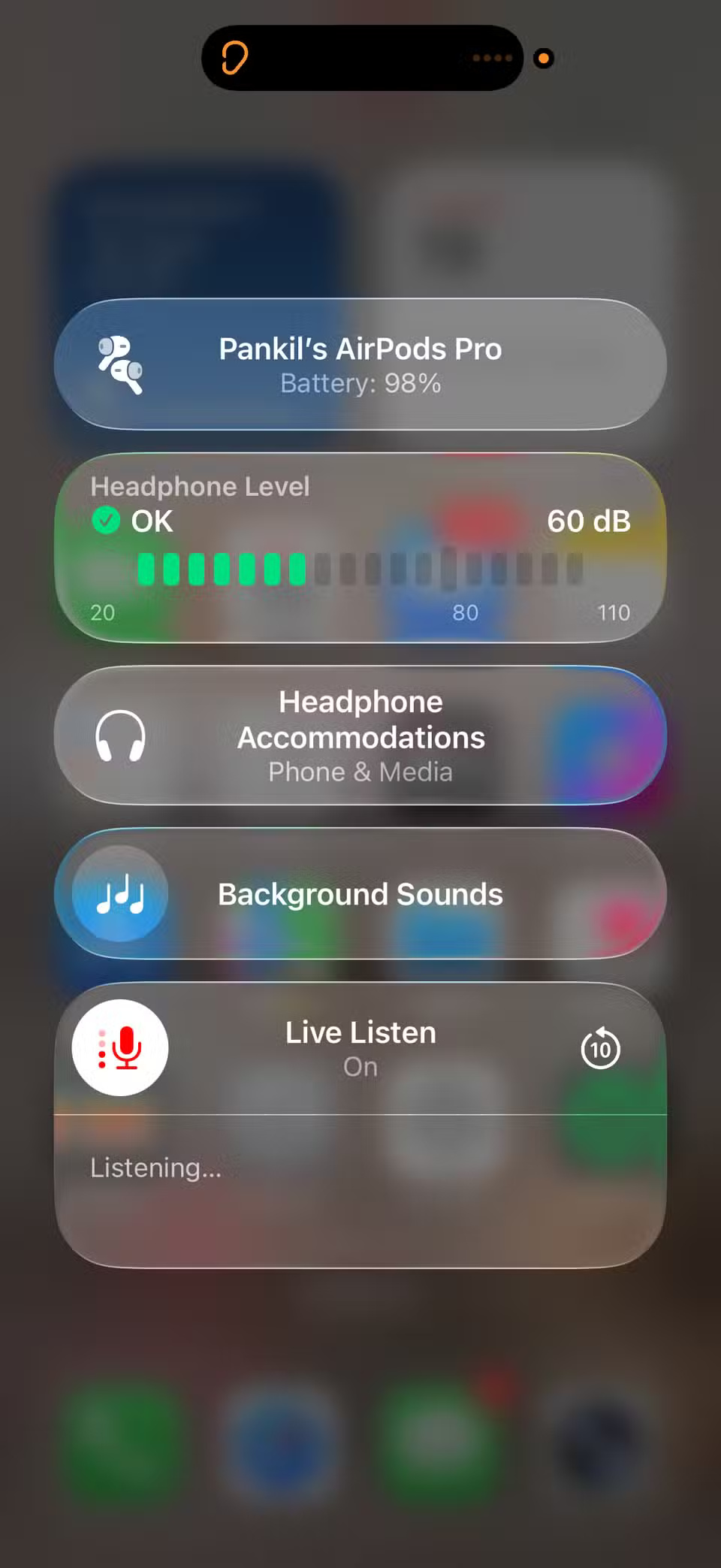 How to use Conversation Awareness and Live Listen on AirPods Picture 7