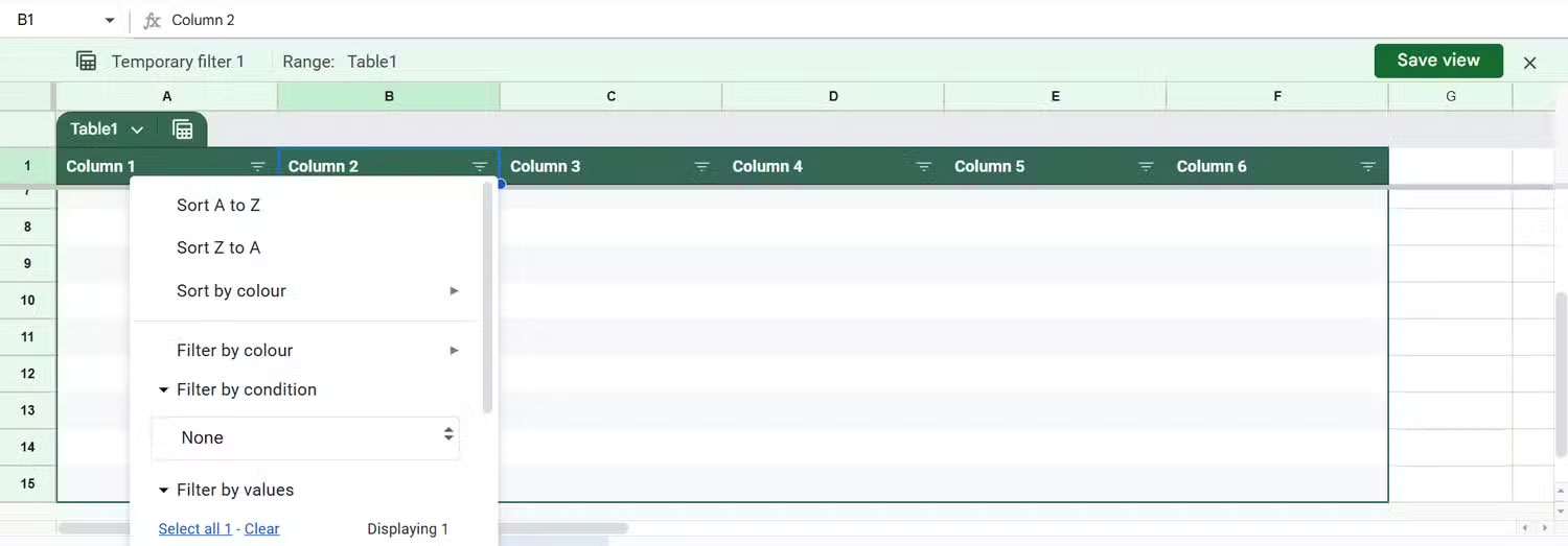 How to Use Google Sheets' Pre-Built Tables Feature to Organize and Analyze Data Picture 12