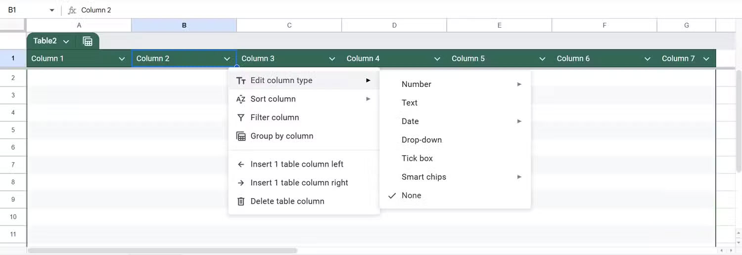 How to Use Google Sheets' Pre-Built Tables Feature to Organize and Analyze Data Picture 9