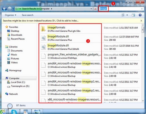How to use the file search command on Windows, find saved files Picture 7