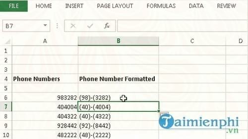 Picture 4 of How to use the Flash Fill function to filter data in Excel 2013