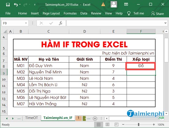 How to use the IF function in Excel Picture 3