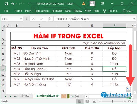 How to use the IF function in Excel Picture 4