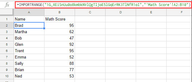 images 15 of How to use the IMPORTRANGE function in Google Sheets