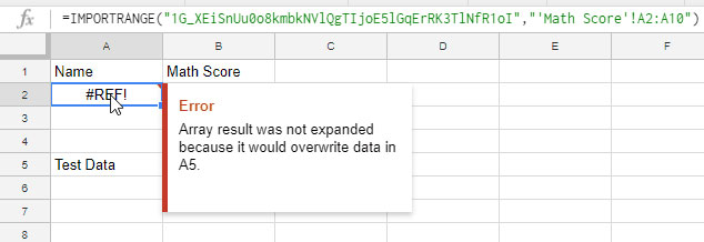 images 18 of How to use the IMPORTRANGE function in Google Sheets