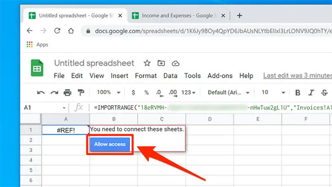 images 7 of How to use the IMPORTRANGE function in Google Sheets