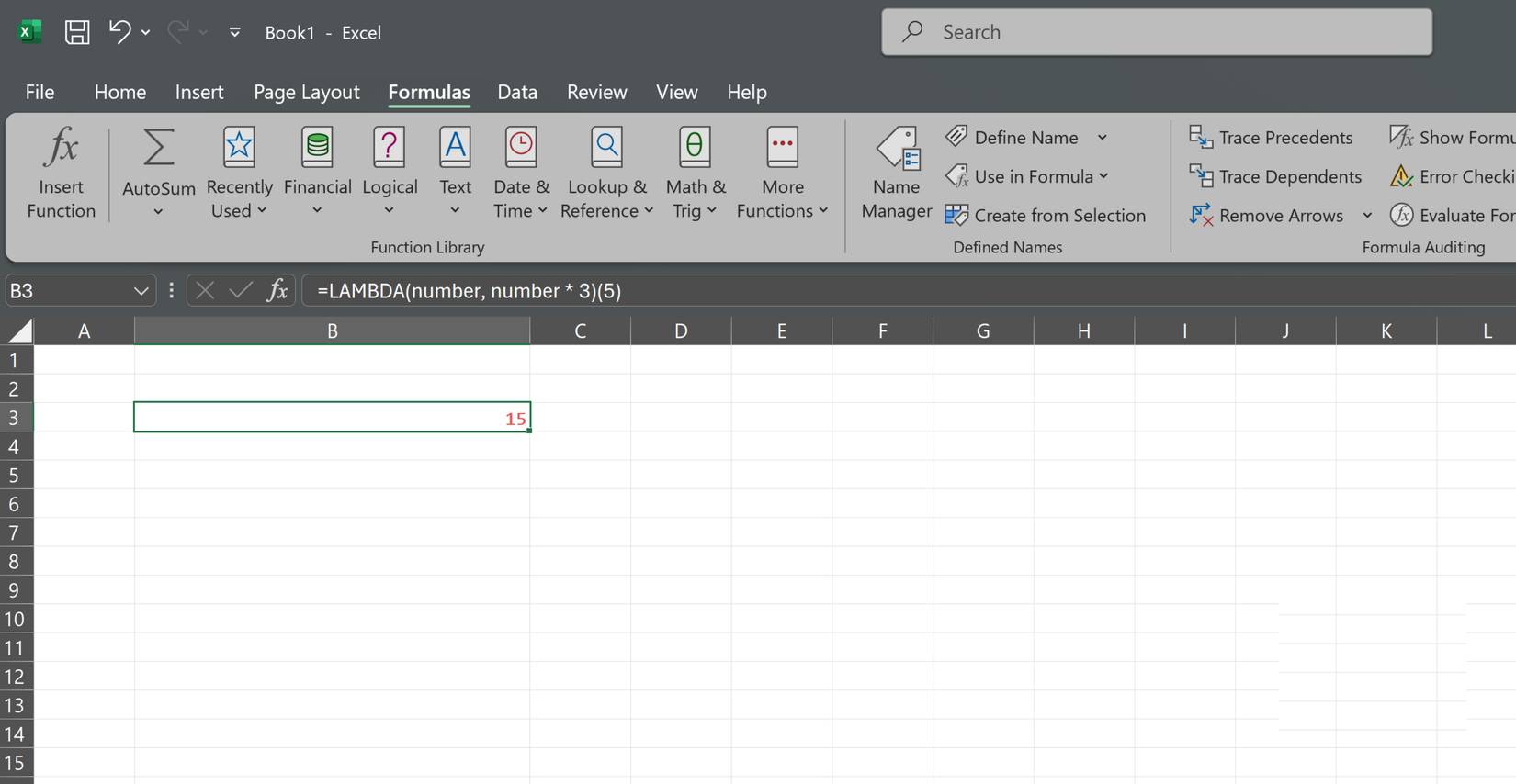 How to use the LAMBDA function in Excel Picture 2