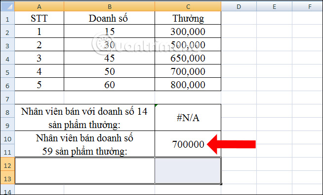 Picture 10 of How to use the LOOKUP function in Excel - Data search function