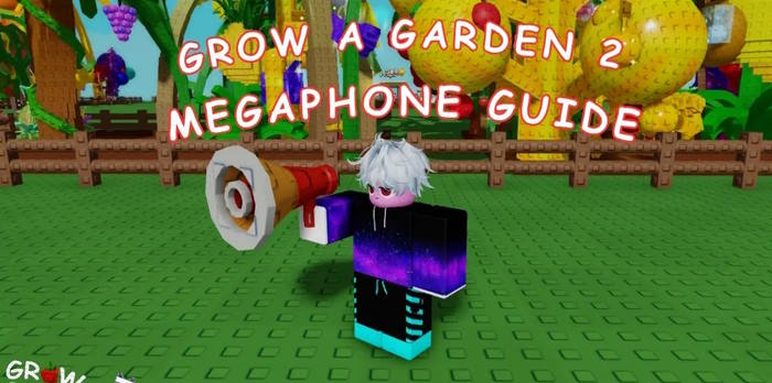 images 1 of How to use the Megaphone in Grow a Garden 2