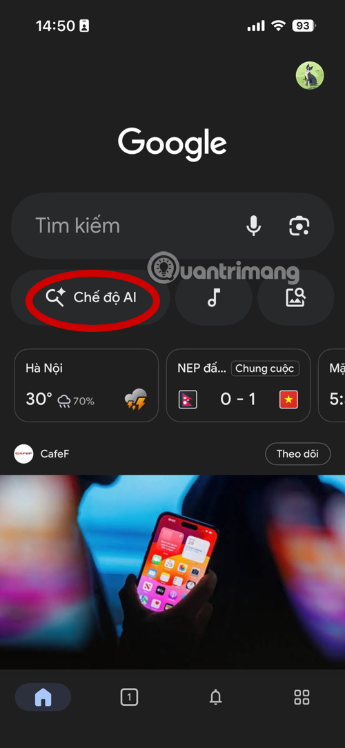 How to use the new AI Mode to find all information in photos Picture 1