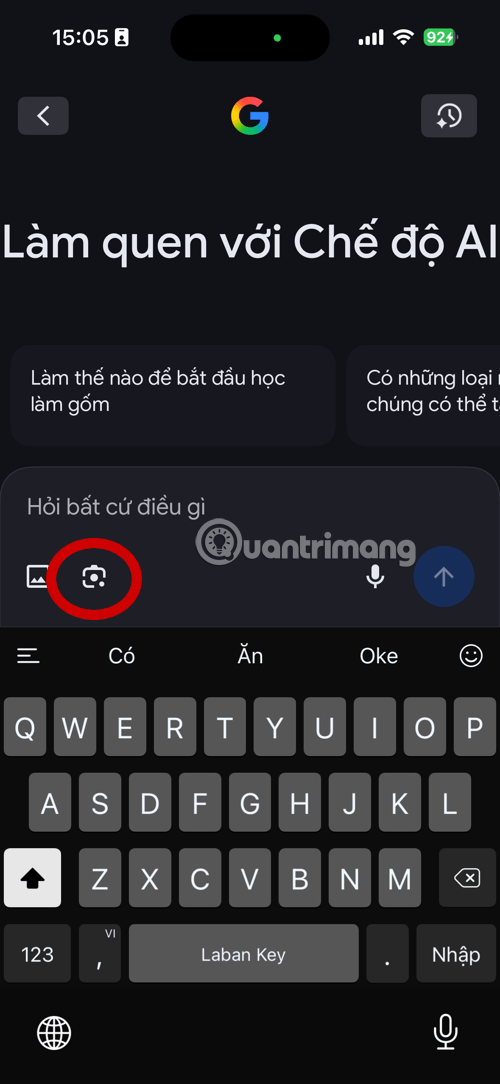 How to use the new AI Mode to find all information in photos Picture 2