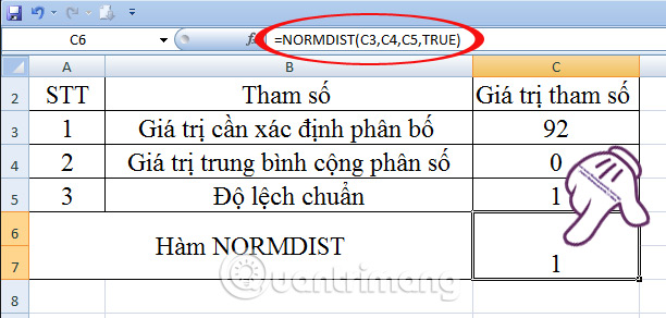 How to use the NORMDIST function in Excel - Function that returns the distribution in Excel Picture 6