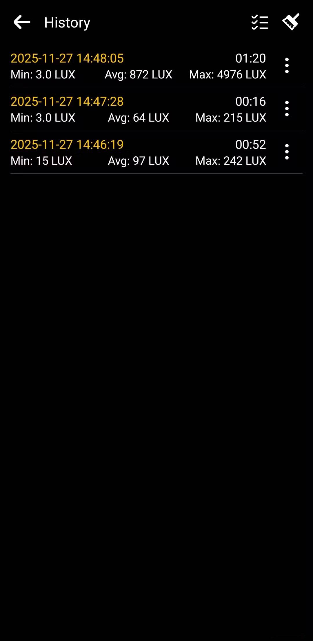 How to use an Android phone to measure light and sound in a room Picture 5