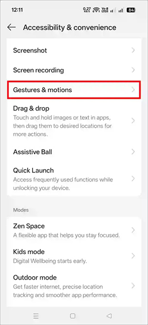 How to use the touchless scrolling feature on Oppo. Picture 2