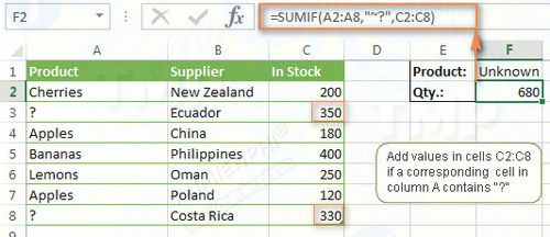 How to use the SUMIF function in Excel to calculate the sum based on conditions Picture 9