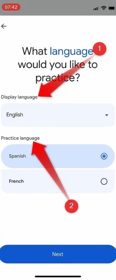 How to use practice mode on Google Translate Picture 2