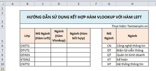 Picture 1 of How to use the Vlookup function in combination with the Left function.