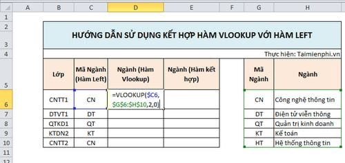 Picture 4 of How to use the Vlookup function in combination with the Left function.