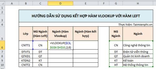 Picture 5 of How to use the Vlookup function in combination with the Left function.