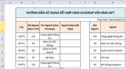 Picture 6 of How to use the Vlookup function in combination with the Left function.
