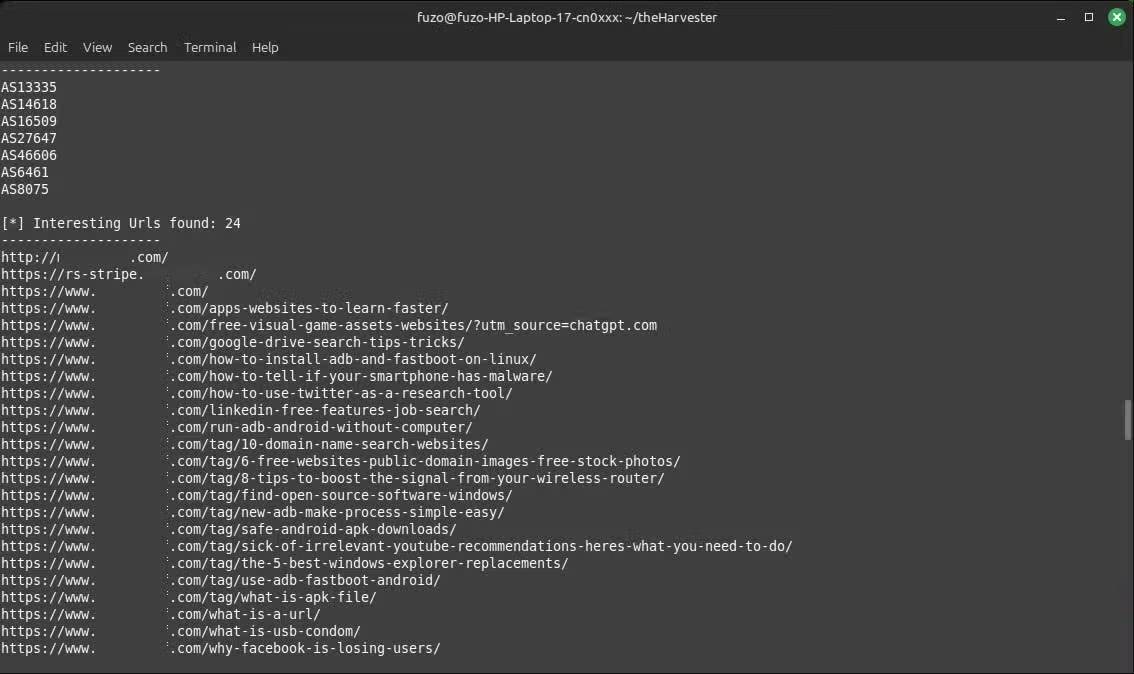 How to use theHarvester to map your online footprint in just minutes Picture 6