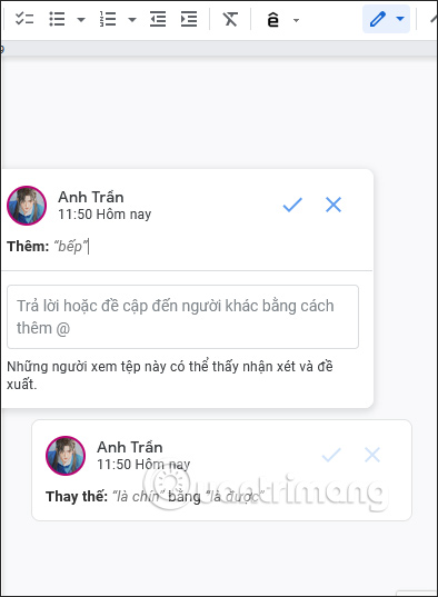 How to use Track Changes in Google Docs Picture 5