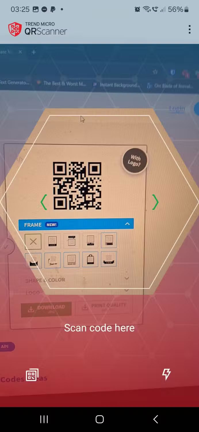 How to use Trend Micro QR Scanner to avoid malicious QR codes Picture 1
