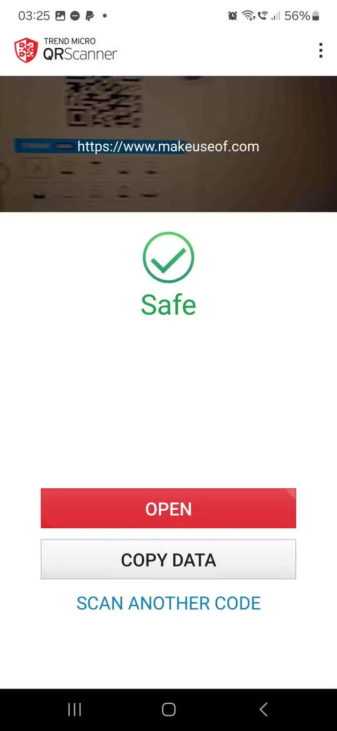How to use Trend Micro QR Scanner to avoid malicious QR codes Picture 2