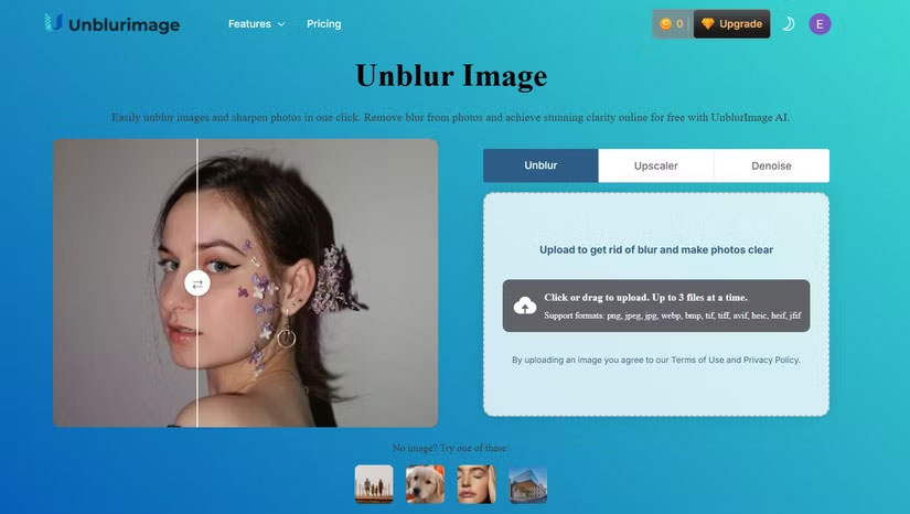 How to Use UnblurImage to Sharpen Blurry Photos Instantly Picture 1