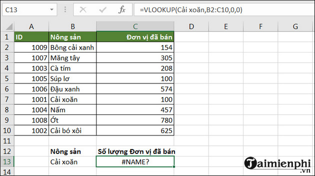 How to use Vlookup function in Excel to search and reference Picture 11