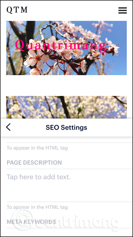 Picture 20 of How to use Weebly to create a website on your phone - Completely free.