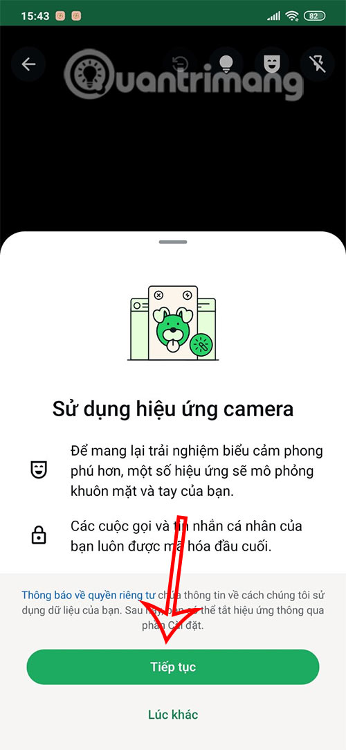 How to use WhatsApp camera effects Picture 5