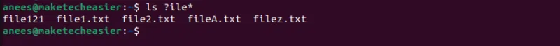 How to use wildcards to match file names in Linux Picture 8