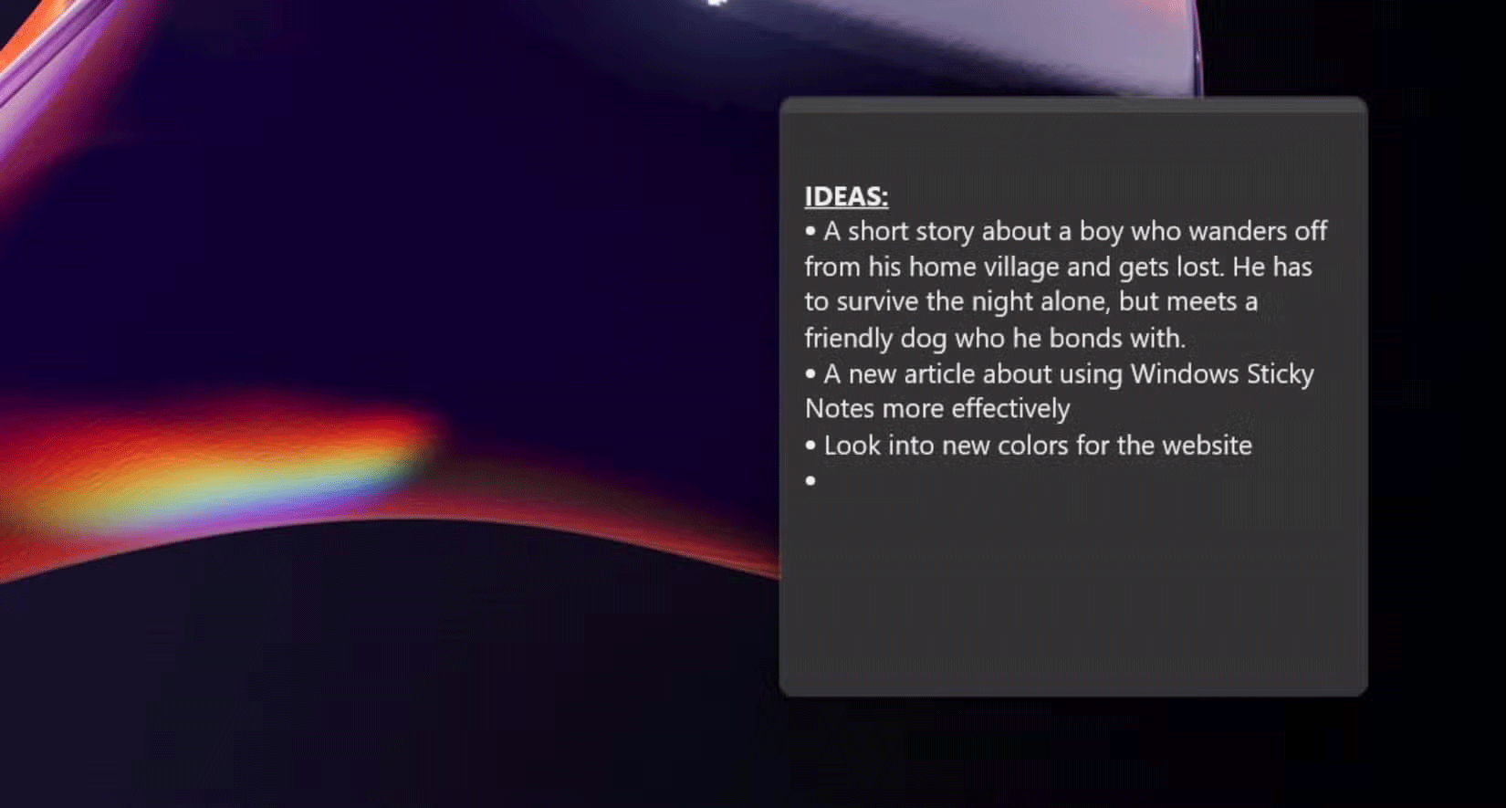 How to Use Windows Sticky Notes as the Ultimate Productivity Tool Picture 3
