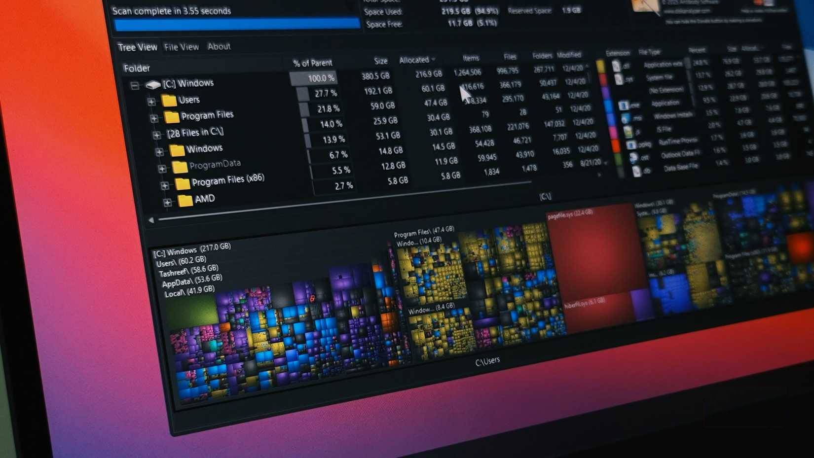 How to use WizTree to clean up 200GB of hidden junk files Picture 7